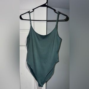 Forever 21 Olive Green Bodysuit